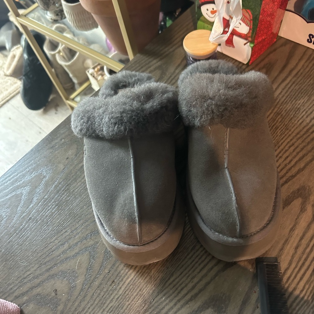 Grey Ugg slippers